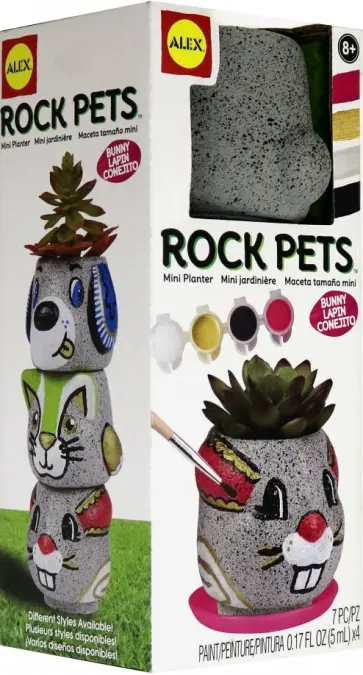 Набор "Раскрась цветочный горшок. Кролик" (561053C-3) обложка книги