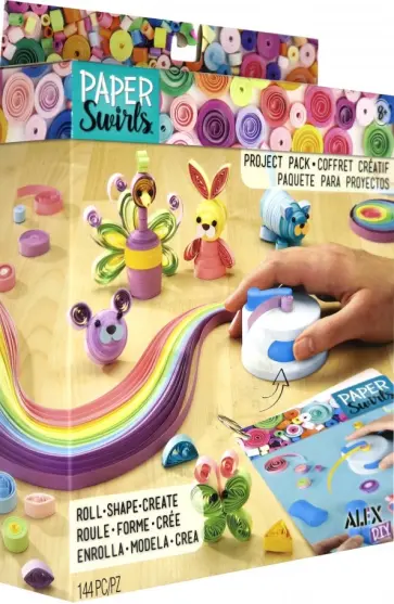 Набор для создания поделок "Бумажные завитки" (650180-3) обложка книги