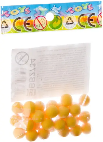 Пульки мягкие для оружия из серии Пушки-игрушки от Bondibon (8 мм, 30 штук) (M7183/ВВ2734) обложка книги