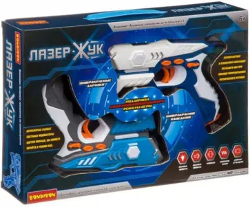 Оружие "ЛАЗЕР-Жук" набор из 2-х космических бластеров (ВВ3996) обложка книги