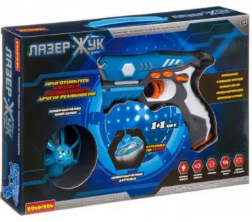 Оружие "ЛАЗЕР-Жук" набор из космического бластера + НЛО (ВВ3999) обложка книги