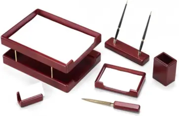 Настольный набор "Good Sunrise" (6 предметов, красное дерево) (M6B-35A) обложка книги