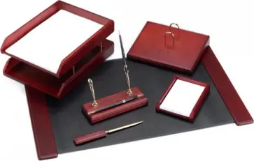 Настольный деревянный набор (6 предметов, красное дерево) (M6C-7A) обложка книги
