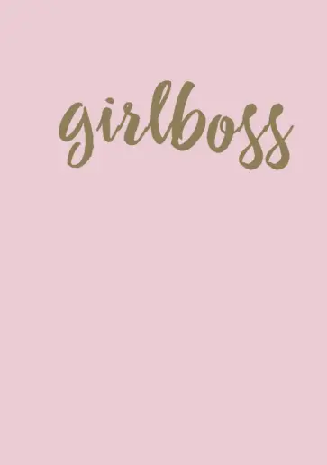 Блокнот "Girlboss" (80 листов, А5, в точку) обложка книги