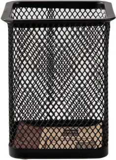 Подставка для пишущих принадлежностей, черный металл (E9174) обложка книги