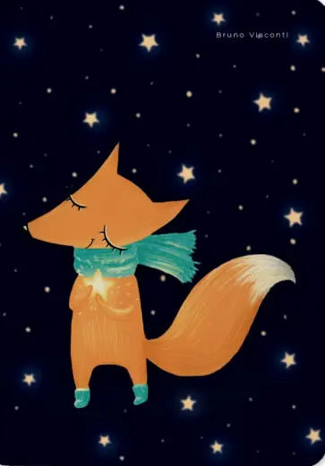 Записная книжка Лисенок, А6, 32 листа, клетка обложка книги