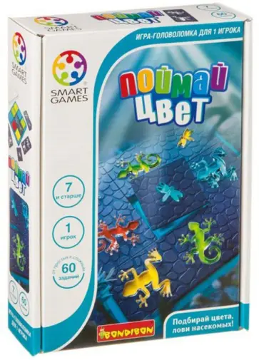 Игра логическая "Поймай цвет" (SG 443 RU/ВВ3801) обложка книги