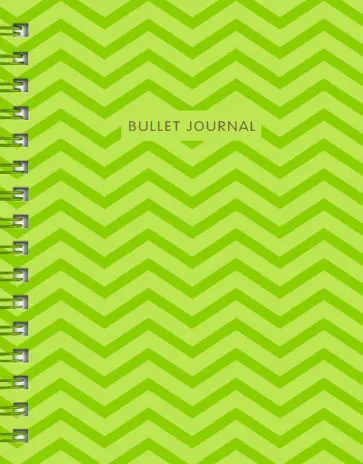 Bullet Journal (Зеленый) 162x210 мм, твердая обложка, пружина, блокнот в точку, 120 страниц обложка книги