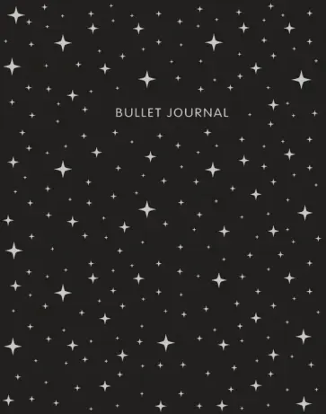 Bullet Journal (Черный) 162x210 мм, твердая обложка, пружина, блокнот в точку, 120 страниц обложка книги