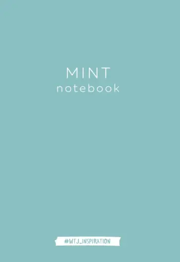 Тетрадь "Mint notebook"( 40 листов, А4, клетка) обложка книги