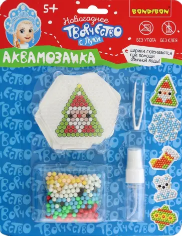 Набор Новогодняя аквамозаика с Луки обложка книги