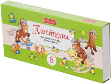 Пластилин 6 цветов "Веселые истории" (KPn_06883) Пластилин 6 цветов "Веселые истории" (KPn_06883) обложка книги