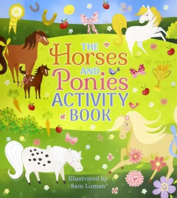 Lisa Regan - Horses and Ponies Activity Book обложка книги