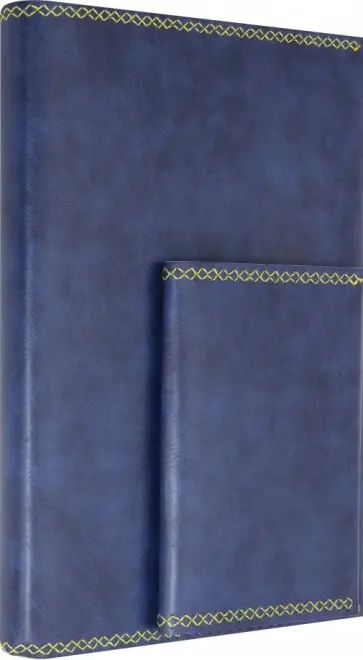 Ежедневник недатированный + обложка для паспорта "ТЕМНО-СИНИЙ" (50373) обложка книги