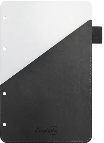 Разделитель для ежедневника (А5, пластик + карман, черный) (50299) обложка книги