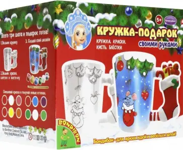 Набор для творчества Мышки "Кружка-подарок" (ВВ3720) обложка книги