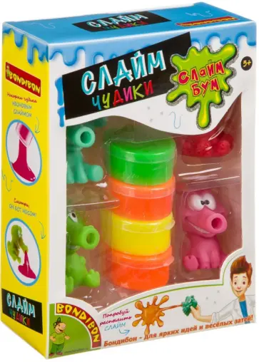 Набор "СЛАЙМ БУМ. Слайм-чудики" (1809-PS058/ВВ3754) обложка книги