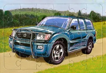 Пазл "Внедорожник Тойота", 30 элементов обложка книги