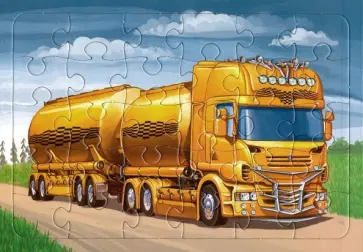 Пазл Грузовой автомобиль Скания обложка книги