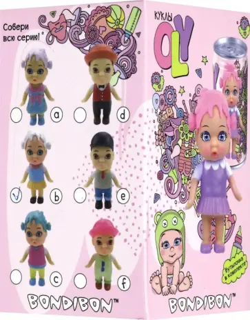 Набор игровой куколка "OLY" в банке, девочка (B,ВВ3823) обложка книги