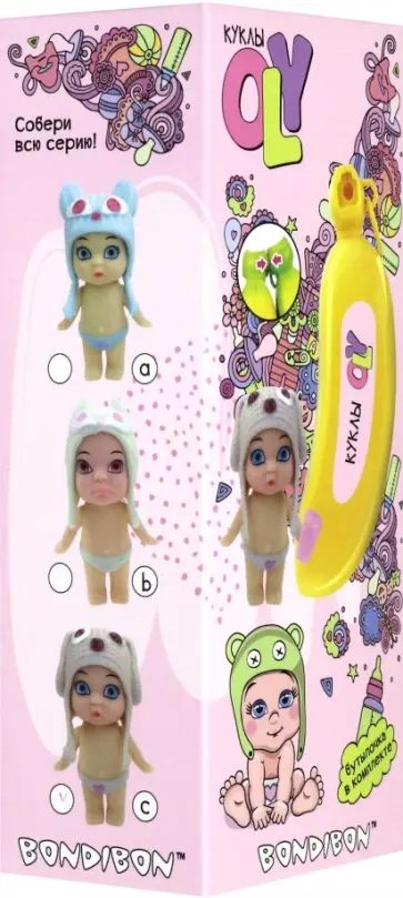 Набор игровой куколка "OLY" в банане, девочка (С, ВВ3842) обложка книги
