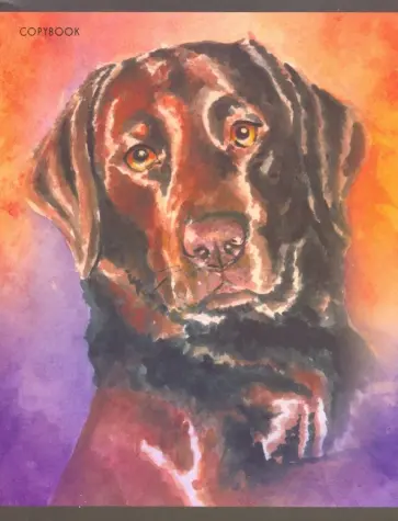 Тетрадь 96 листов "Акварельные собаки" (ТК966111) Тетрадь 96 листов "Акварельные собаки" (ТК966111) обложка книги