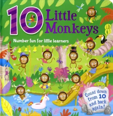 Stephanie Moss - 10 Little Monkeys - Counting Fun обложка книги