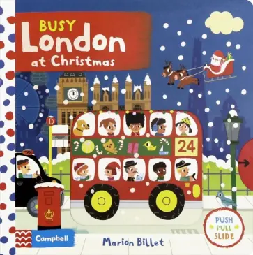 Busy London at Christmas обложка книги