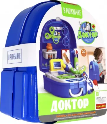 Набор игровой в рюкзачке, Доктор (7F708/ВВ3817) обложка книги