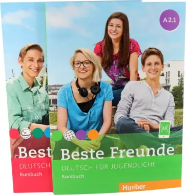 Georgiakaki, Seuthe - Beste Freunde. Deutsch fur Jugendliche. Kursbuch. A2.1 und A2.2 обложка книги
