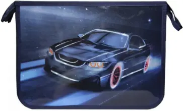 Папка на текстильной молнии "Машина" (А4, 23х32 см) (CY/1N-Car) обложка книги