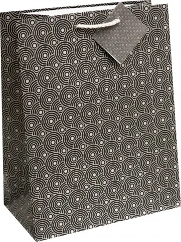 Пакет бумажный подарочный "Абстракция" (23х18х10 см) (M-8103) обложка книги