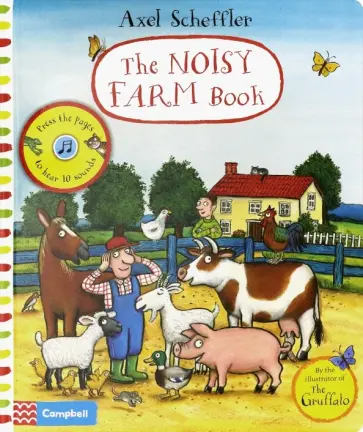 Axel Scheffler - The Noisy Farm обложка книги