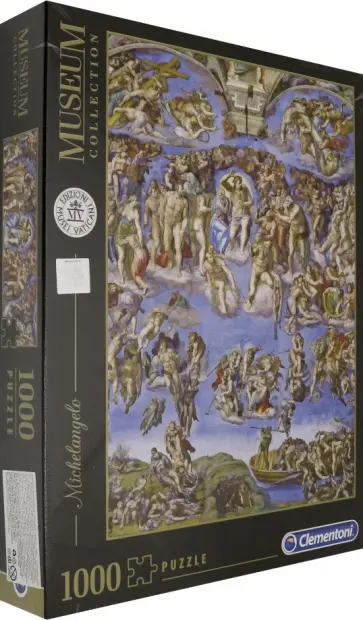 Пазл-1000. Микеланджело "Страшный суд" (39497) обложка книги