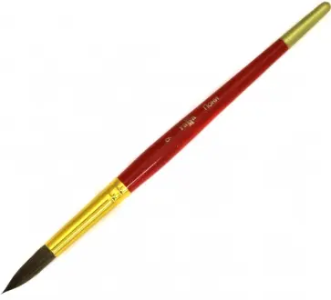 Кисть пони, №9, круглая обложка книги