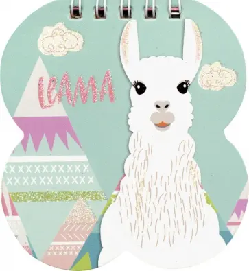 Блокнот "Llama" (40 листов, 8х9,5 см, пружина) (M-3934) Блокнот "Llama" (40 листов, 8х9,5 см, пружина) (M-3934) обложка книги
