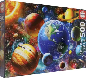 Пазл-500 "Солнечная система" обложка книги