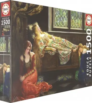 Пазл-1500 "Спящая красавица, Джон Кольер" (18464) обложка книги