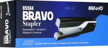 Степлер "Bravo" (24/6, 26/6  (055X4-BLU) Степлер "Bravo" (24/6, 26/6  (055X4-BLU) обложка книги