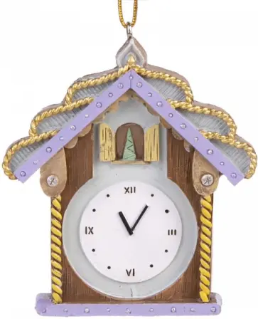 Подвесное украшение "Часы-домик" (80306) обложка книги