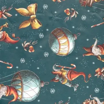 Бумага упаковочная "Рождественские эльфы" (70х100 см) (1108499) Бумага упаковочная "Рождественские эльфы" (70х100 см) (1108499) обложка книги