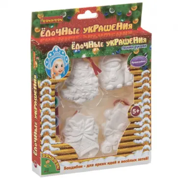 Набор для творчества "Елочные украшения" (ВВ3727) обложка книги