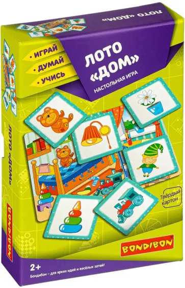 Лото "Дом" - настольная игра (ВВ3903) обложка книги