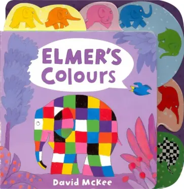 David McKee - Elmer's Colours: Tabbed Board Book обложка книги