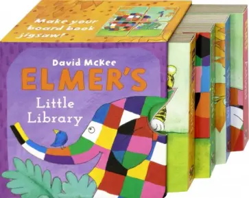 David McKee - Elmer's Little Library (4-board bk set) обложка книги
