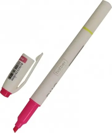 Текстовыделитель двухцветный Розовый+Желтый (HL_059576) Текстовыделитель двухцветный Розовый+Желтый (HL_059576) обложка книги