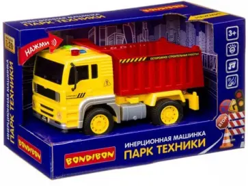 Машинка инерционная «ПАРК ТЕХНИКИ», мини Самосвал (ВВ4059) обложка книги