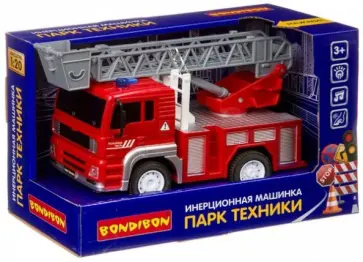 Машинка инерционная «ПАРК ТЕХНИКИ», пожарный кран (ВВ4063) обложка книги