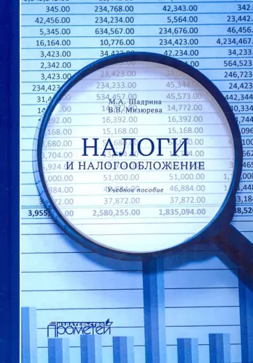 Шадрина, Мизюрева - Налоги и налогообложение. Учебное пособие обложка книги