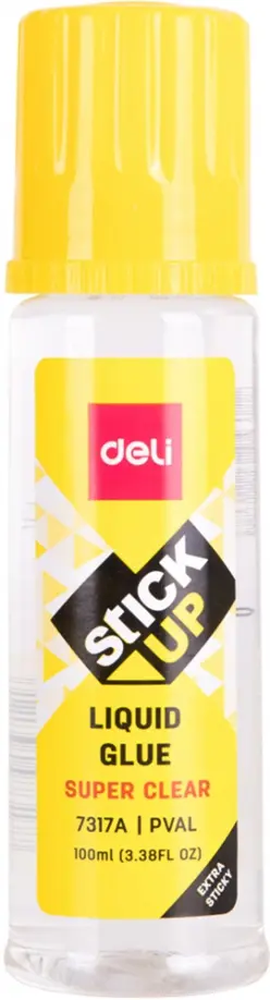 Клей 100 мл прозрачный "Deli" (E7317A) обложка книги